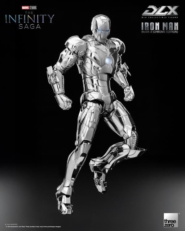 Marvel: The Infinity Saga DLX Iron Man Mark 2 (Chrome Edition) 1/12 Scale Action Figure Gallery Image 8
