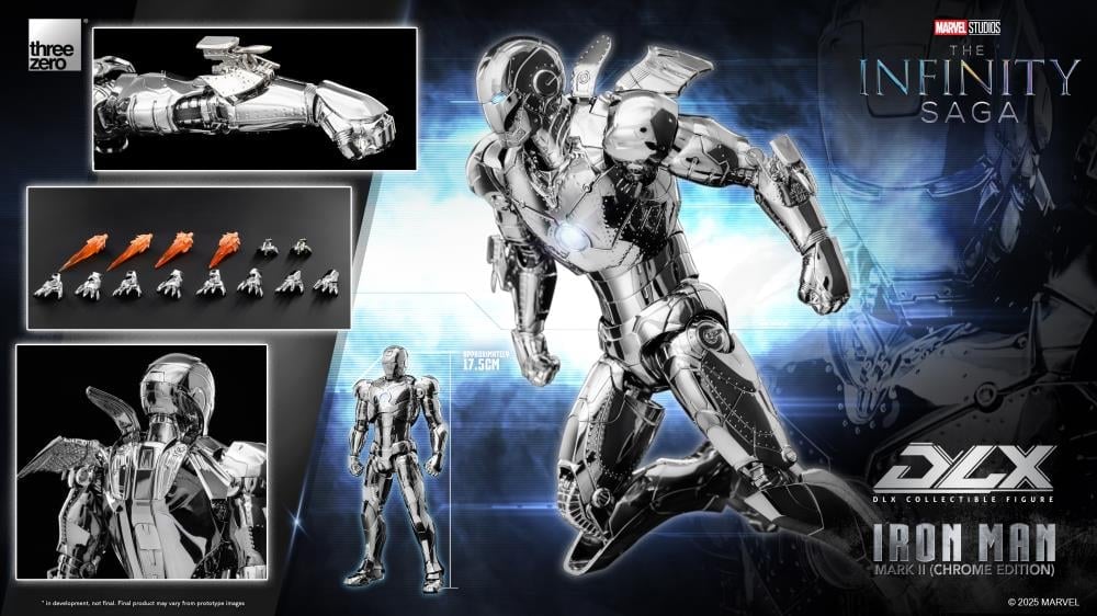 Marvel: The Infinity Saga DLX Iron Man Mark 2 (Chrome Edition) 1