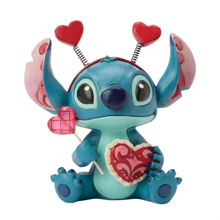 Lilo & Stitch Disney Traditions Stitch Valentines Figurine (Jim Shore) Gallery Image 3