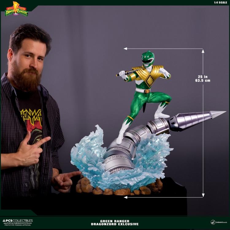Mighty Morphin Power Rangers Green Ranger Dragonzord 1/4 Scale