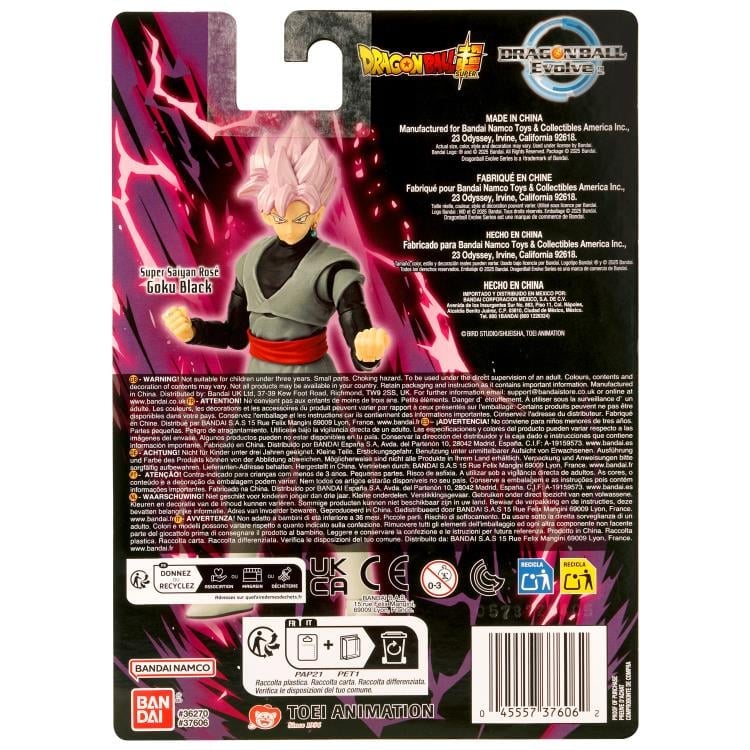 Dragon Ball Super Evolve Super Saiyan Rose Goku Black Action Figure Gallery Image 12
