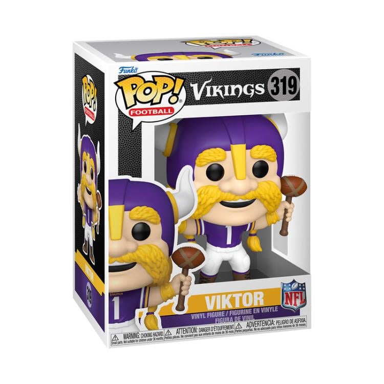 Minnesota Vikings Pop! Football #319 Viktor Gallery Image 3