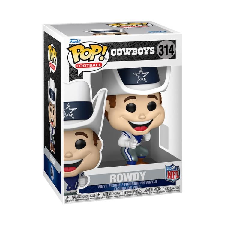 Dallas Cowboys Pop! Football #314 Rowdy Gallery Image 3