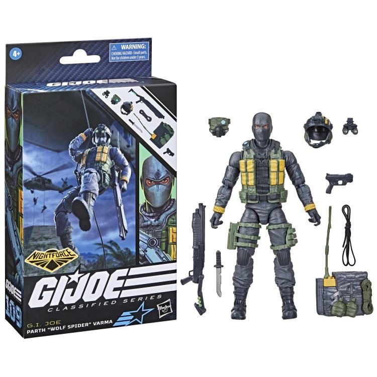 G.I. Joe Classified Series Nightforce Parth "Wolf Spider" Varma Exclusive Action Figure Gallery Image 11