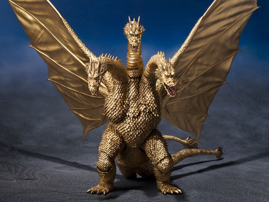 Godzilla vs. Gigan (1972) S.H.MonsterArts King Ghidorah Action Figure Gallery Image 1