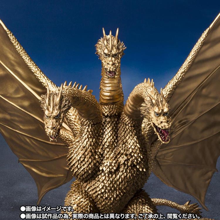 Godzilla vs. Gigan (1972) S.H.MonsterArts King Ghidorah Action Figure Gallery Image 10
