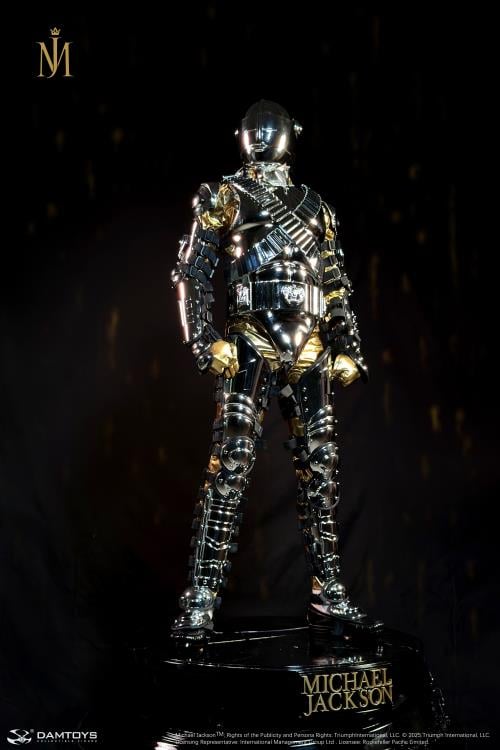 Michael Jackson Eternal Icons Collection HIStory Tour (Golden Armor Deluxe Ver.) 1/2 Scale Statue Gallery Image 9