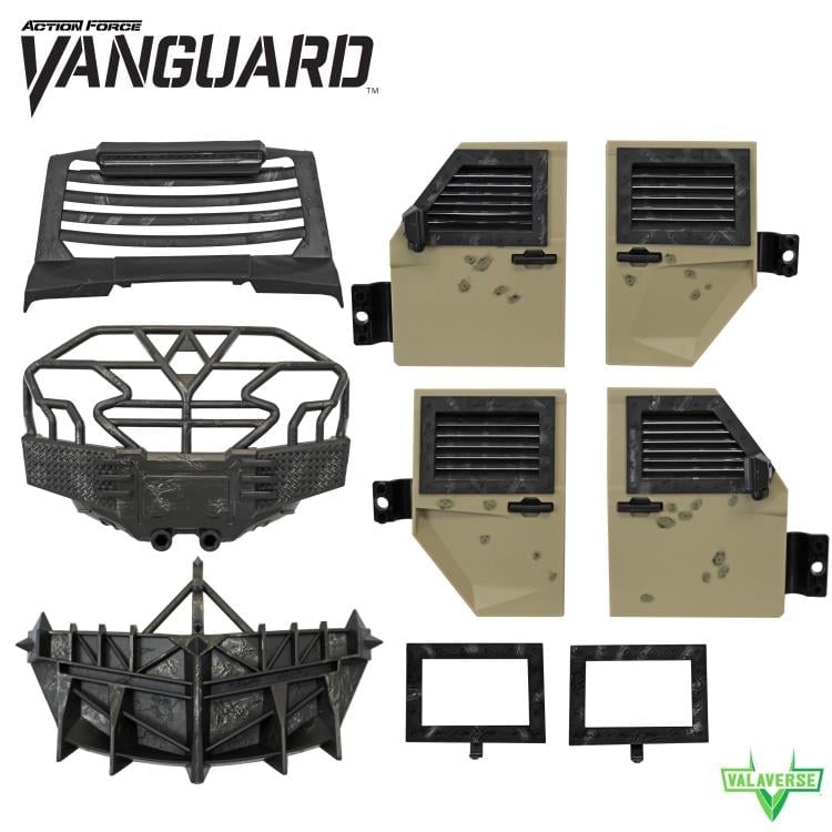 Action Force Vanguard H.A.U.L. Tan Accessory Set Gallery Image 3