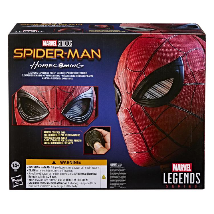 MARVEL SPIDER-MAN coming マスク Amazon.com: Spider-Man Marvel Legends Series Homecoming Electronic