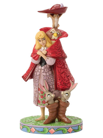 Sleeping Beauty Disney Traditions Aurora with Animals Figurine (Jim Shore) Gallery Image 2