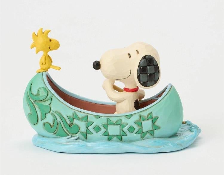 Peanuts Snoopy and Woodstock in Canoe Figurine (Jim Shore) Gallery Image 7