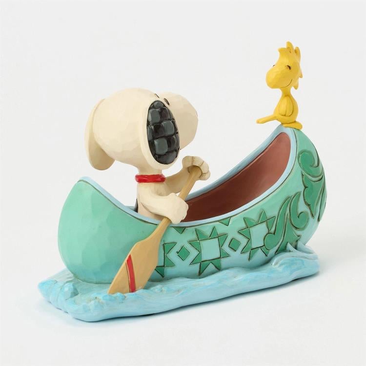 Peanuts Snoopy and Woodstock in Canoe Figurine (Jim Shore) Gallery Image 4