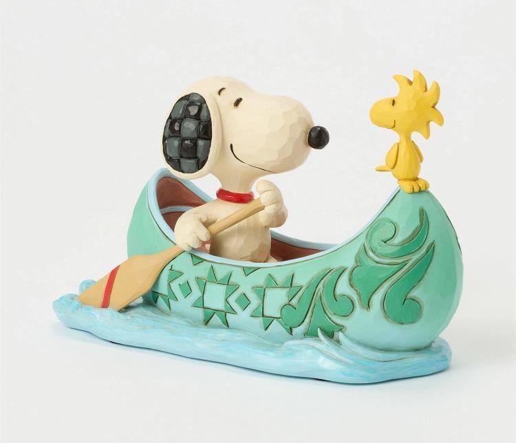 Peanuts Snoopy and Woodstock in Canoe Figurine (Jim Shore) Gallery Image 5