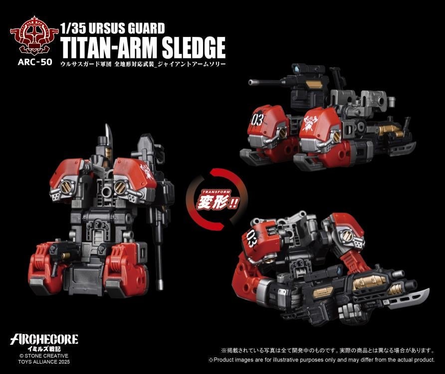 ARCHECORE ARC-50 Ursus Guard Titan-Arm Sledge Gallery Image 7