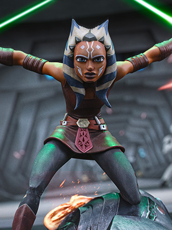 Star Wars: The Clone Wars Ahsoka Tano 1/10 Art Scale Statue Gallery Image 2