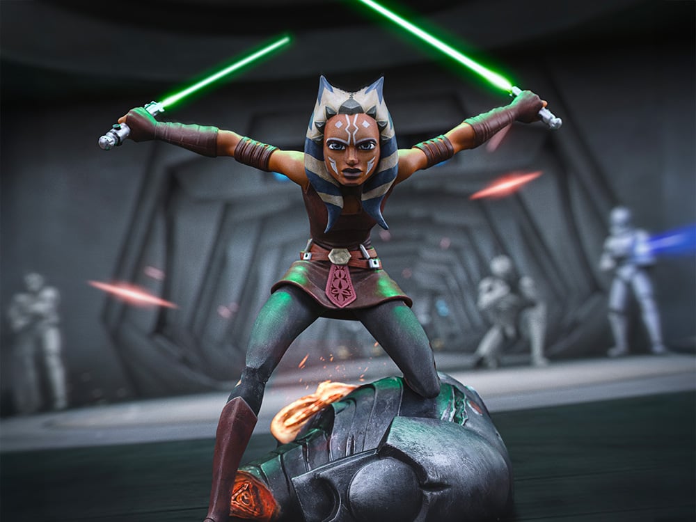 Star Wars: The Clone Wars Ahsoka Tano 1/10 Art Scale Statue Gallery Image 1