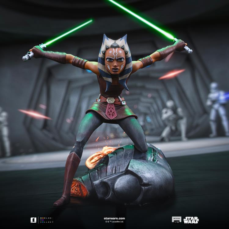 Star Wars: The Clone Wars Ahsoka Tano 1/10 Art Scale Statue Gallery Image 3