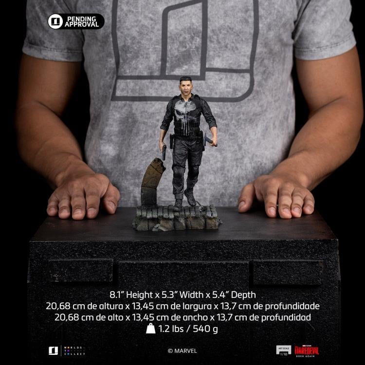 Daredevil: Born Again Punisher 1/10 Art Scale Statue Gallery Image 7