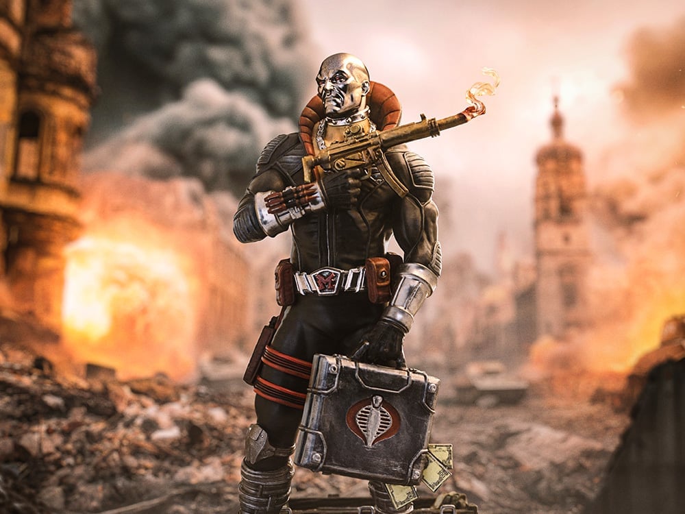 G.I. Joe Destro 1/10 Art Scale Statue Gallery Image 1