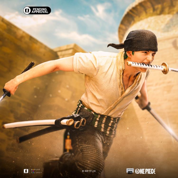 One Piece (Netflix) Roronoa Zoro 1/10 Art Scale Limited Edition Statue Gallery Image 4
