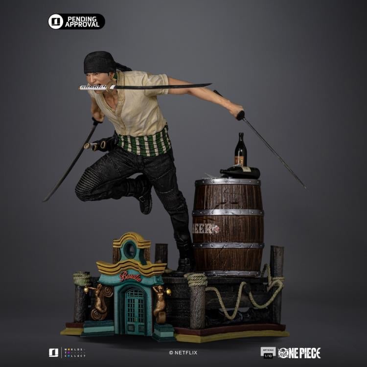 One Piece (Netflix) Roronoa Zoro 1/10 Art Scale Limited Edition Statue Gallery Image 5