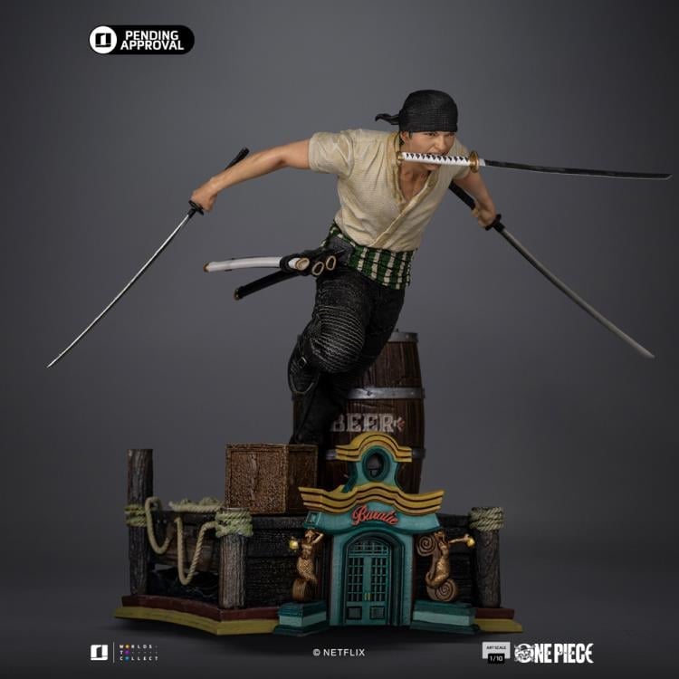 One Piece (Netflix) Roronoa Zoro 1/10 Art Scale Limited Edition Statue Gallery Image 6