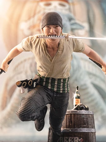One Piece (Netflix) Roronoa Zoro 1/10 Art Scale Limited Edition Statue Gallery Image 2