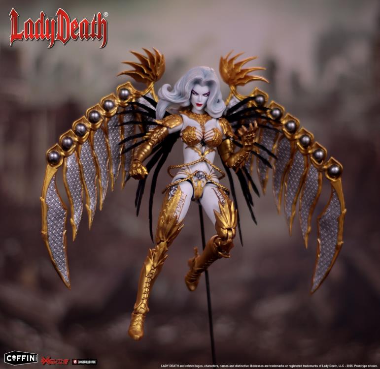 Lady Death (Gold Ver.) 1/12 Scale Action Figure Gallery Image 4