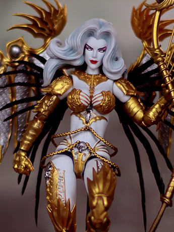 Lady Death (Gold Ver.) 1/12 Scale Action Figure