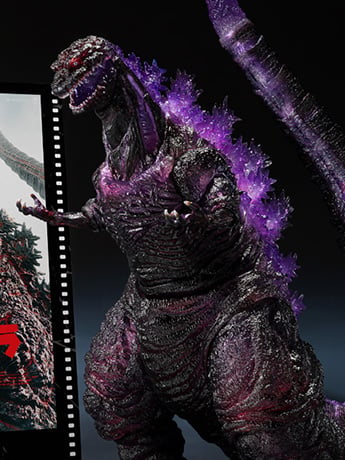 Shin Godzilla S.H.MonsterArts Godzilla -Movie Graphic Plus- (4th Form Awakening Ver.) Action Figure Gallery Image 2