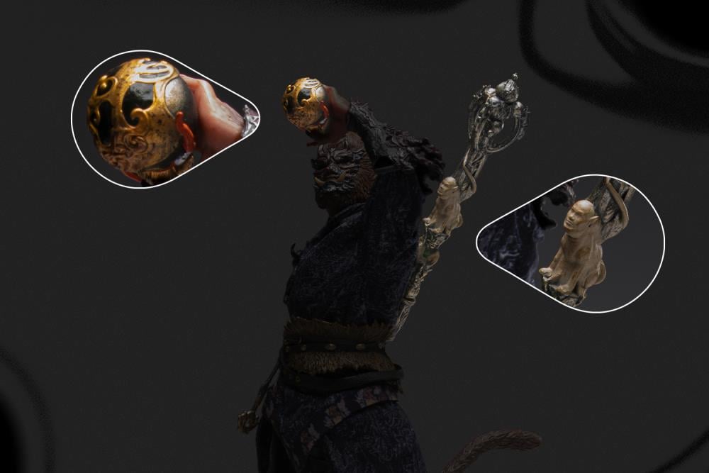 Black Myth: Wukong InArt The Destined One in Bronze Armor (Premium Ver.) 1/12 Scale Action Figure Gallery Image 18