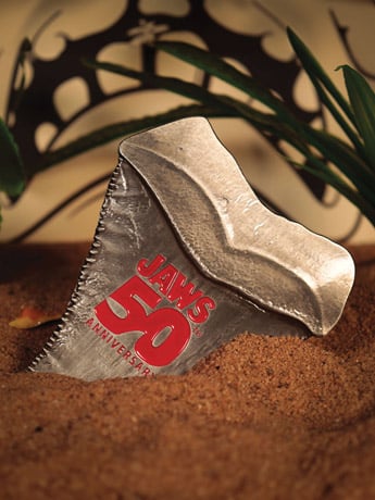 Image of Jaws 50th Anniversary Shark Tooth Limited Edition Medallion