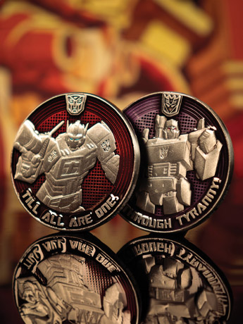 Transformers Autobots vs. Decepticons Limited Edition Coin Gallery Image 2