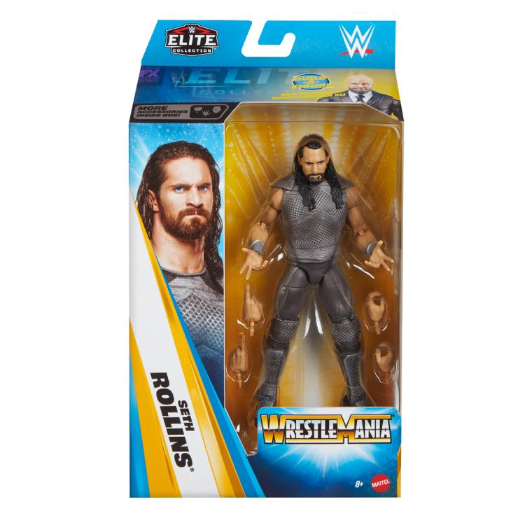 WWE WrestleMania Elite Collection Seth Rollins (Sam Roberts BAF) Gallery Image 8