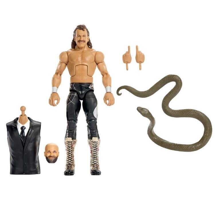 WWE WrestleMania Elite Collection Jake "The Snake" Roberts (Sam Roberts BAF) Gallery Image 7