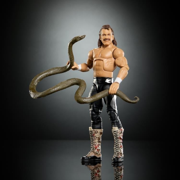 WWE WrestleMania Elite Collection Jake "The Snake" Roberts (Sam Roberts BAF) Gallery Image 3