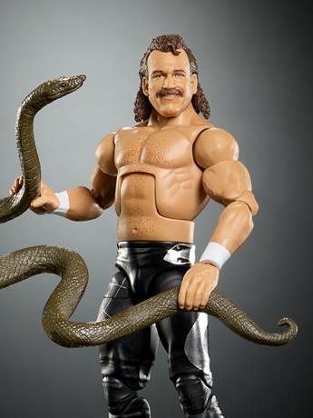 WWE WrestleMania Elite Collection Jake "The Snake" Roberts (Sam Roberts BAF) Gallery Image 2