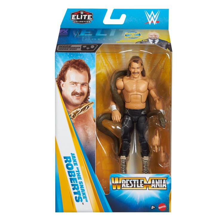 WWE WrestleMania Elite Collection Jake "The Snake" Roberts (Sam Roberts BAF) Gallery Image 8