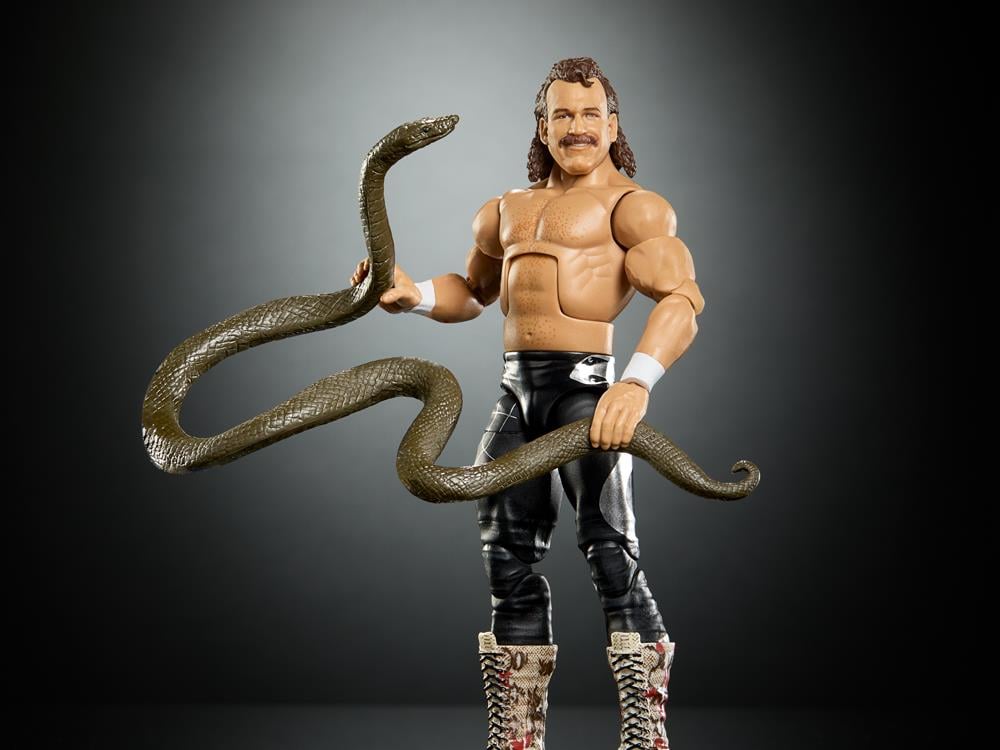 WWE WrestleMania Elite Collection Jake "The Snake" Roberts (Sam Roberts BAF) Gallery Image 1