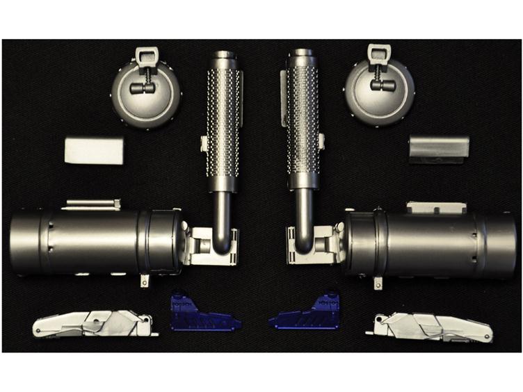 Buster Gun Set - Metallic Dark Silver Gallery Image 1