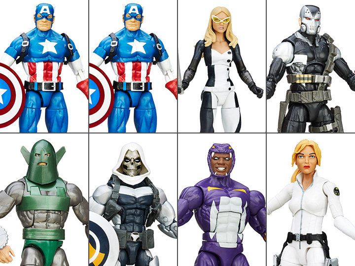 Captain America Marvel Legends Wave 1 Case of 8 (Red Skull BAF) Gallery Image 1