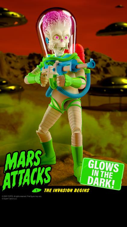 Mars Attacks ULTIMATES! Martian (The Invasion Begins Glow-in-the
