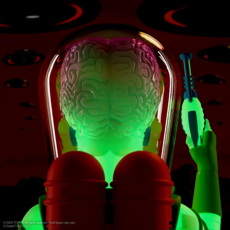 Mars Attacks ULTIMATES! Martian (The Invasion Begins Glow-in-the-Dark) Action Figure Gallery Image 5