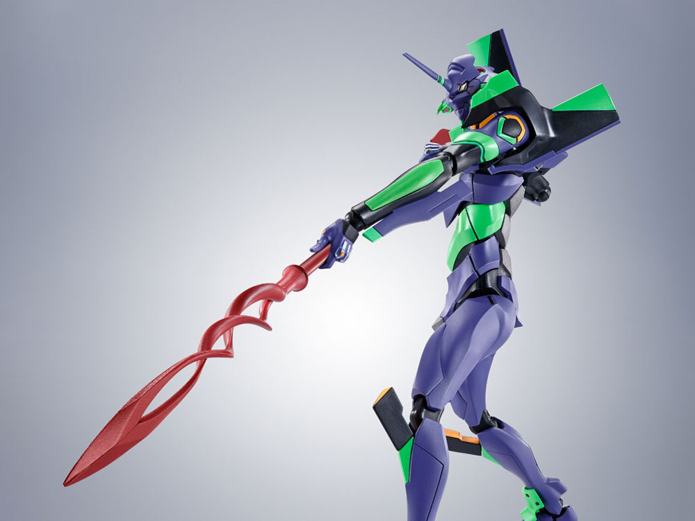 Rebuild of Evangelion Robot Spirits Evangelion 01 Test Type-01 (Spear of Cassius Renewal Color Edition) Action Figure (Reissue) Gallery Image 1