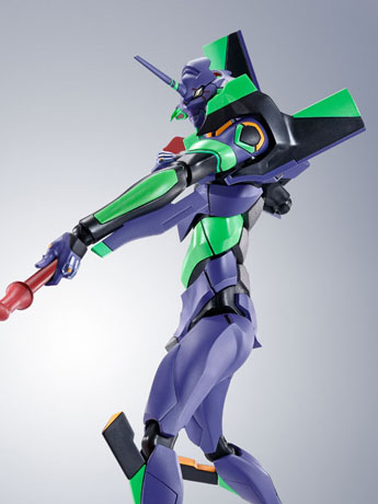 Rebuild of Evangelion Robot Spirits Evangelion 01 Test Type-01 (Spear of Cassius Renewal Color Edition) Action Figure (Reissue) Gallery Image 2