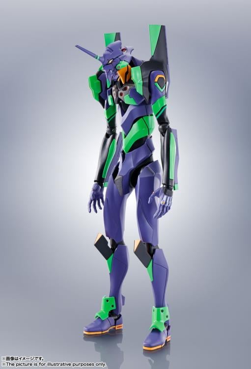 Rebuild of Evangelion Robot Spirits Evangelion 01 Test Type-01 (Spear of Cassius Renewal Color Edition) Action Figure (Reissue) Gallery Image 3