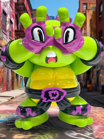 Teenage Mutant Ninja Turtles x Grape Brain Donatello Figure
