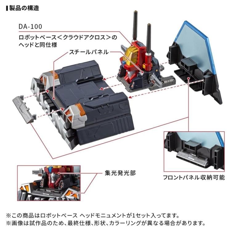 Diaclone DA-116 Robot Base Head Monument Gallery Image 8