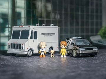 Back to the Future Q Village QV-04 Time Machine (Deluxe Edition