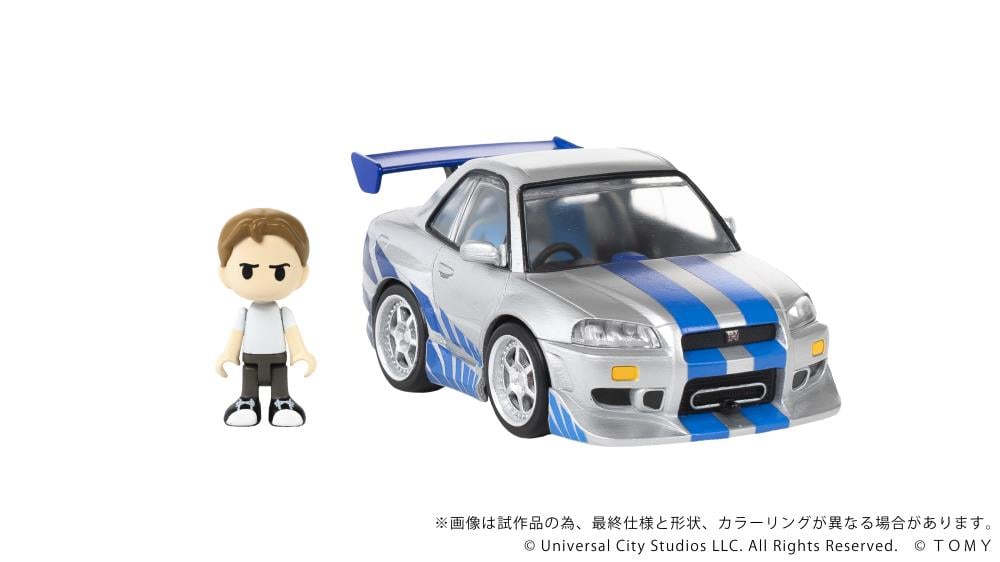 Fast & Furious Q Village QV-02 Nissan Skyline GT-R (R34) Model Kit Set Gallery Image 5